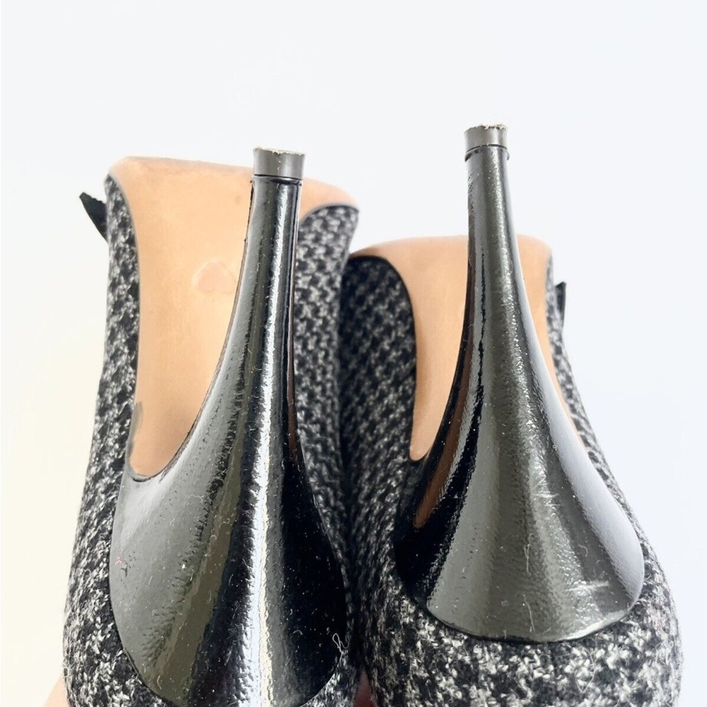 Moschino Cheap and Chic Houndstooth Bow Heels Size 6 - Picture 3 of 13